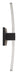 George Kovacs - P5502-691-L - LED Wall Sconce - Archer - Coal Black