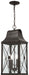 Minka-Lavery - 73297-143C - Four Light Outdoor Chain Hung - De Luz - Oil Rubbed Bronze w/Gold Highlights