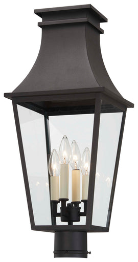 Gloucester Four Light Outdoor Post Mount Sand Coal