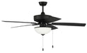 Craftmade - OP211FB5 - 52"Ceiling Fan - Outdoor Pro Plus 211 - Flat Black