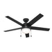 Hunter - 52385 - 52"Ceiling Fan - Anslee - Matte Black