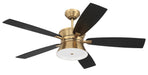 Craftmade - DMK52SB5-NWF - 52" Ceiling Fan - Dominick 52" Indoor Ceiling Fan with no Wifi - Satin Brass