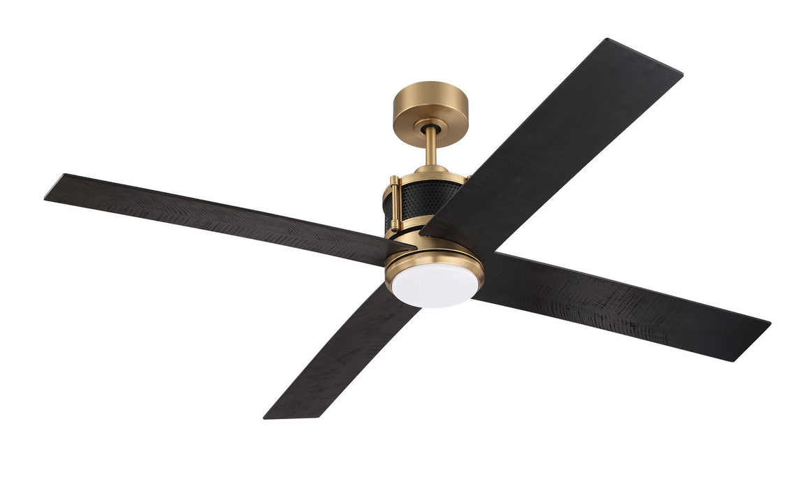 Craftmade - GRG56SBFB4-NWF - 56" Ceiling Fan - Gregory 56" Indoor Ceiling Fan with no Wifi - Satin Brass