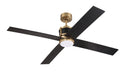 Craftmade - GRG56SBFB4-NWF - 56" Ceiling Fan - Gregory 56" Indoor Ceiling Fan with no Wifi - Satin Brass
