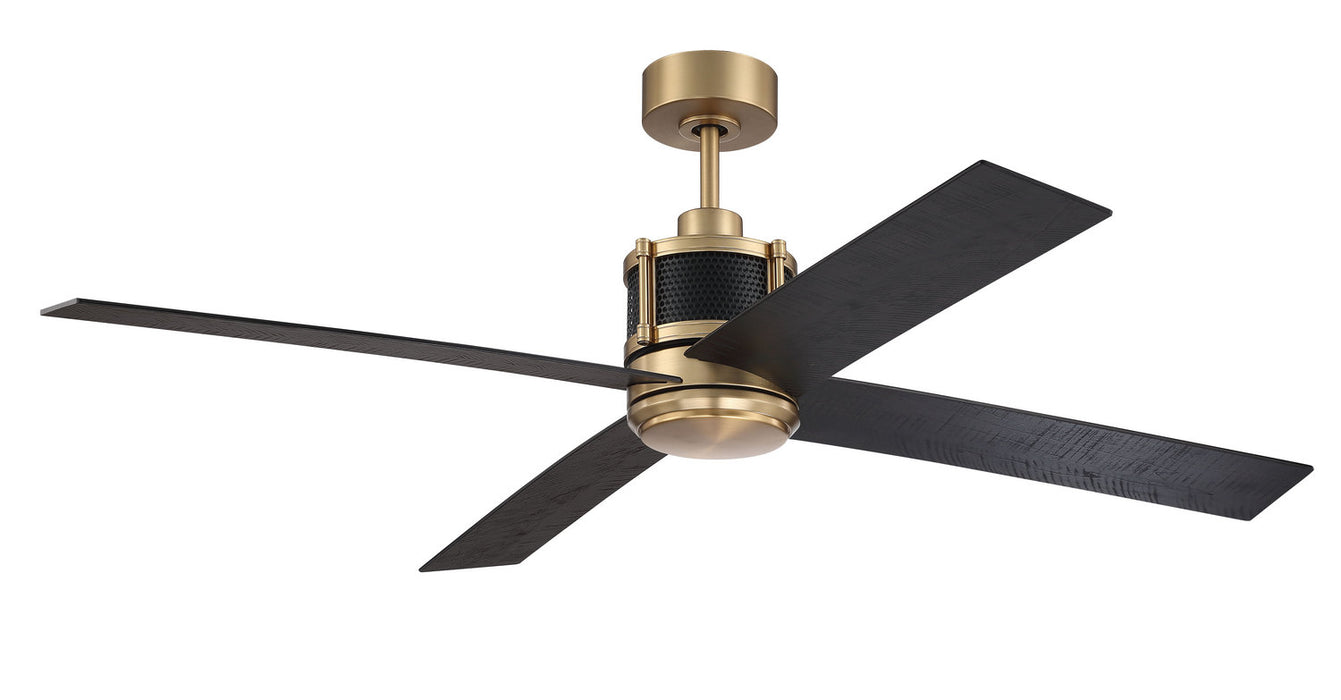 Craftmade - GRG56SBFB4-NWF - 56" Ceiling Fan - Gregory 56" Indoor Ceiling Fan with no Wifi - Satin Brass