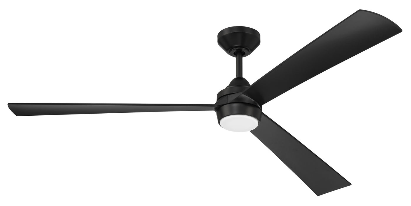 Craftmade - STL60FB3-NWF - 60" Ceiling Fan - Sterling - Flat Black