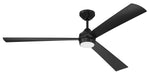 Craftmade - STL60FB3-NWF - 60" Ceiling Fan - Sterling - Flat Black