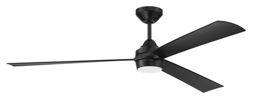 Craftmade - STL60FB3-NWF - 60" Ceiling Fan - Sterling - Flat Black