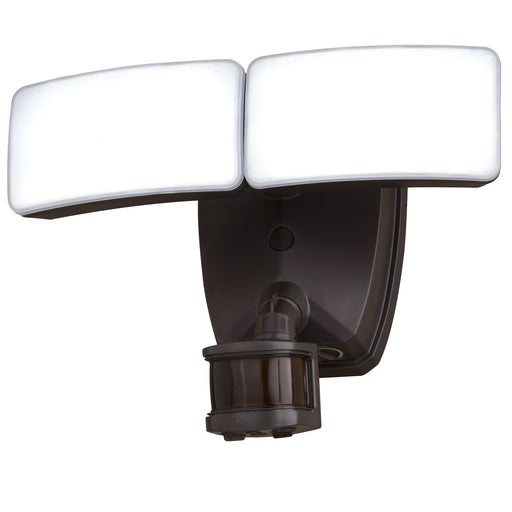 Vaxcel - T0619 - LED Outdoor Motion Sensor Security Flood Light - Zeta - Bronze