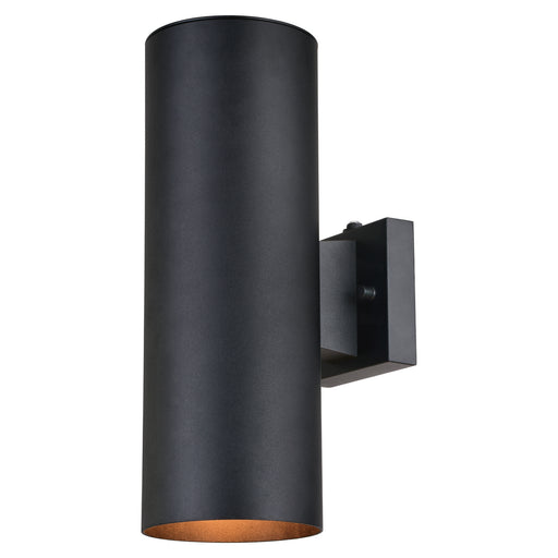 Vaxcel - T0653 - Two Light Outdoor Wall Mount - Chiasso - Textured Black