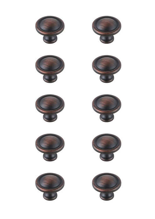 Elegant Lighting - KB2007-ORB-10PK - Knob Multipack (Set of 10) - Garlande - Oil-Rubbed Bronze