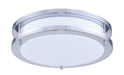 Elegant Lighting - LDCF3200 - LED Surface Mount - Daxter - White And Nickel