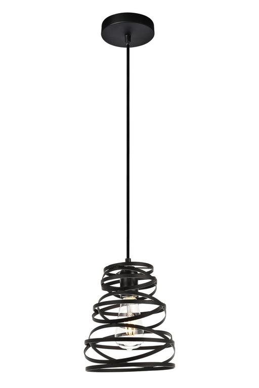 Elegant Lighting - LDPD3011 - One Light Pendant - Sybil - Matte Black