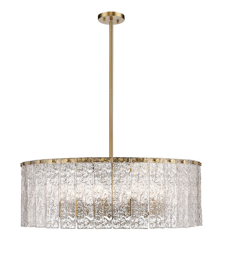 Glacier 12 Light Chandelier Modern Gold