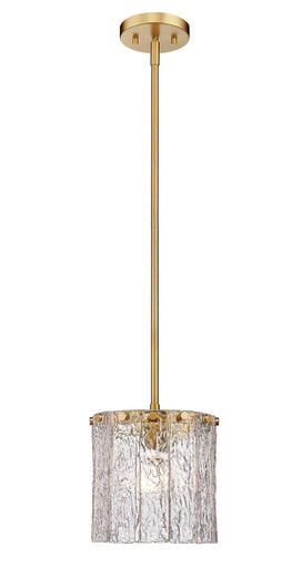 Glacier One Light Pendant Modern Gold