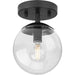 Progress Lighting - P350234-31M - One Light Flush Mount - Atwell - Matte Black