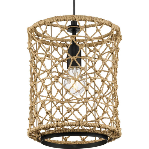 Chandra One Light Pendant Matte Black