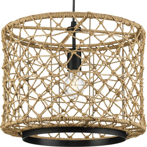 Chandra One Light Pendant Matte Black