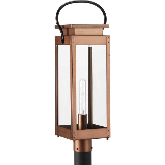 Progress Lighting - P540046-169 - One Light Outdoor Post Lantern - Union Square - Antique Copper (Painted)