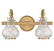 Savoy House - 8-4417-2-322 - Two Light Bathroom Vanity - Adams - Warm Brass
