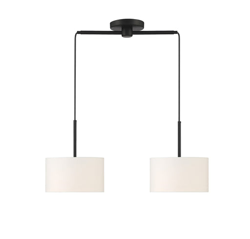 Two Light Linear Chandelier