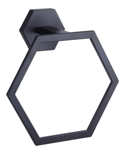 Atalee Towel Ring Matte Black