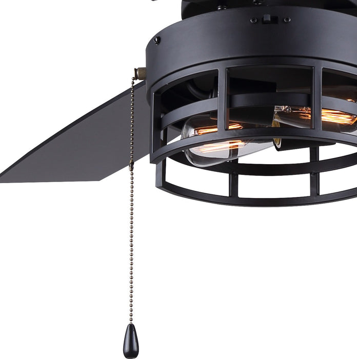 Canarm - CF42ATT3BK - 42 Inch Ceiling Fan - Attley - Matte Black