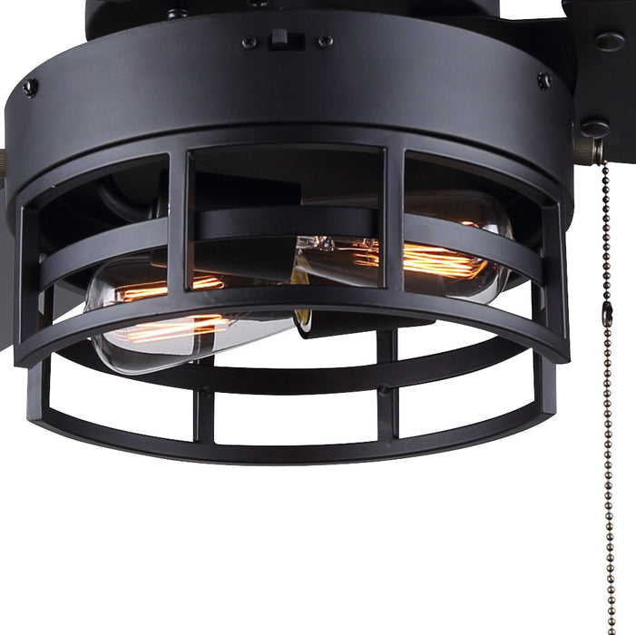 Canarm - CF42ATT3BK - 42 Inch Ceiling Fan - Attley - Matte Black