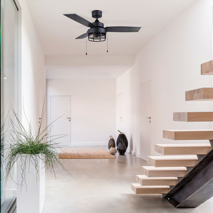 Canarm - CF42ATT3BK - 42 Inch Ceiling Fan - Attley - Matte Black