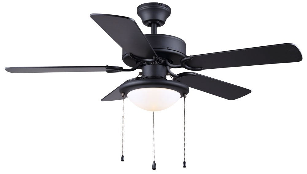 Canarm - CF42ECL5BK - 42 Inch Ceiling Fan - Eclipse - Matte Black
