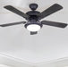 Canarm - CF42ECL5BK - 42 Inch Ceiling Fan - Eclipse - Matte Black