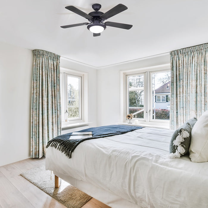 Canarm - CF42ECL5BK - 42 Inch Ceiling Fan - Eclipse - Matte Black