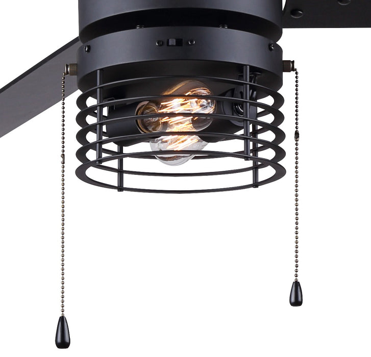 Canarm - CF52ALD3BK - 52 Inch Ceiling Fan - Alder - Matte Black