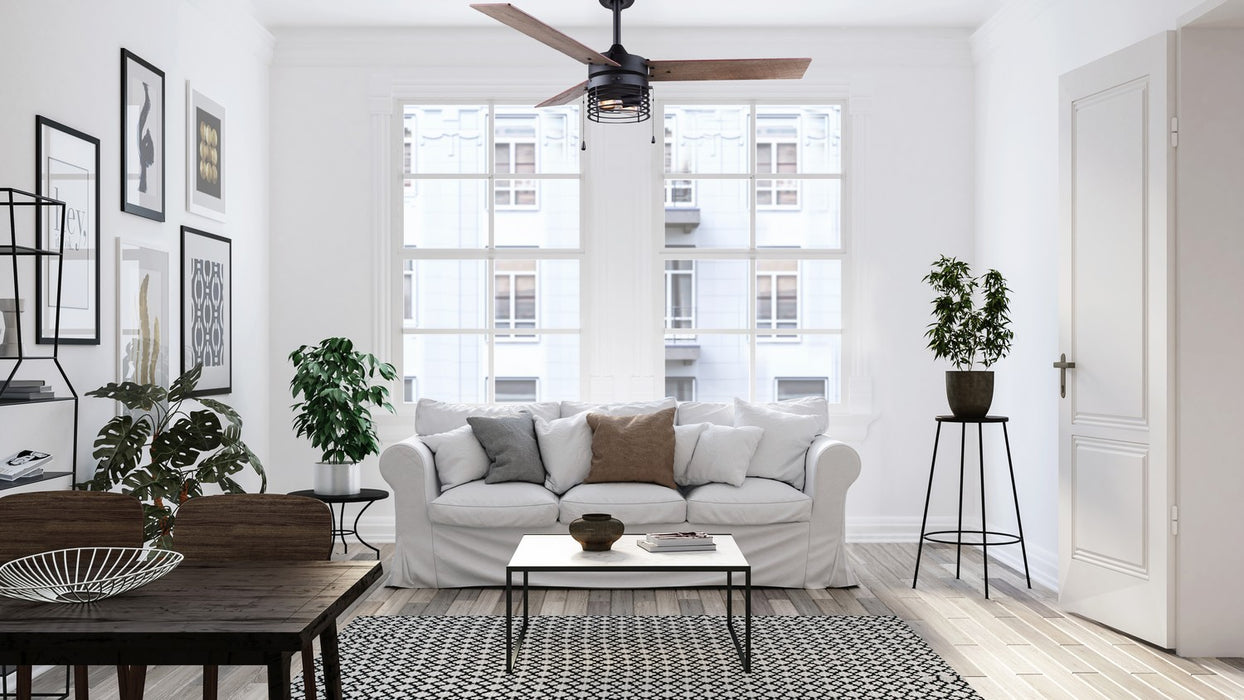 Canarm - CF52ALD3BK - 52 Inch Ceiling Fan - Alder - Matte Black