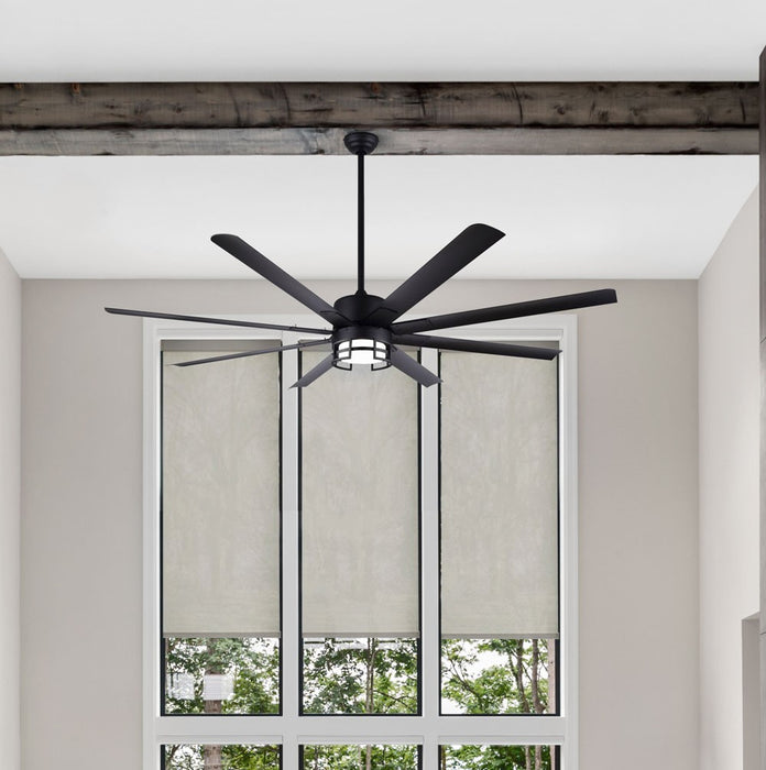 Canarm - CP72EZR8BK - 72 Inch Ceiling Fan - Ezra - Matte Black