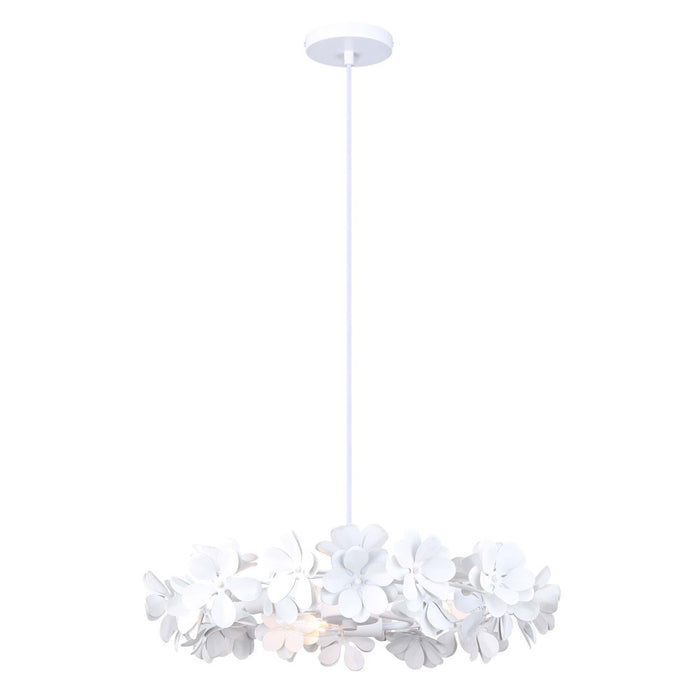 Canarm - ICH2022B03WH20 - Three Light Chandelier - Cassia - Matte White