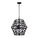 Canarm - ICH635B03BK17 - Three Light Chandelier - Maud - Matte Black