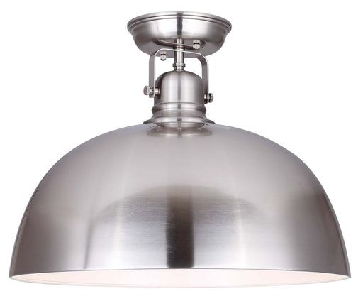 Polo One Light Flush Mount Brushed Nickel
