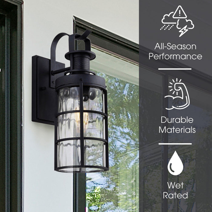 Canarm - IOL610BK - One Light Outdoor Lantern - Winslet - Black