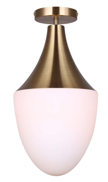 Canarm - IPL1121A01GD - One Light Pendant - Evlin - Gold