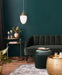 Canarm - IPL1121A01GD - One Light Pendant - Evlin - Gold