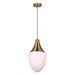 Canarm - IPL1121A01GD - One Light Pendant - Evlin - Gold