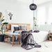 Canarm - IPL2036B01BK - One Light Pendant - Leona - Matte Black