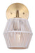 Canarm - IVL1120A01GD - One Light Vanity - Willow - Gold