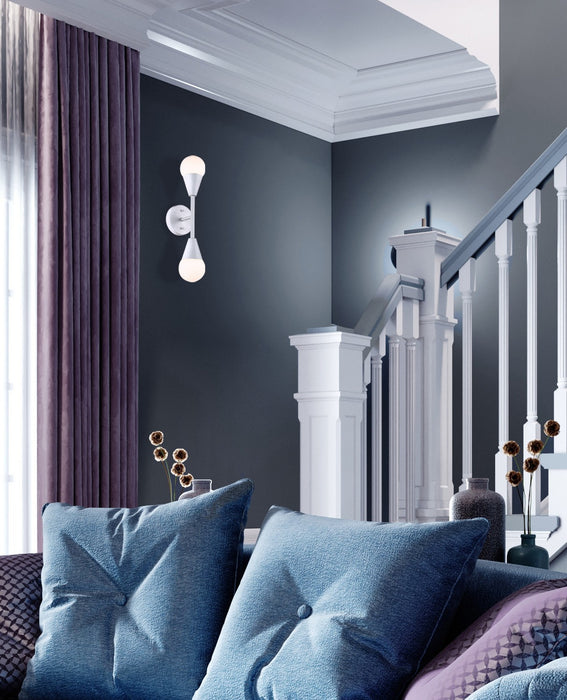 Canarm - IWF1125A02WH9 - Two Light Wall Sconce - Arlowe - Matte White