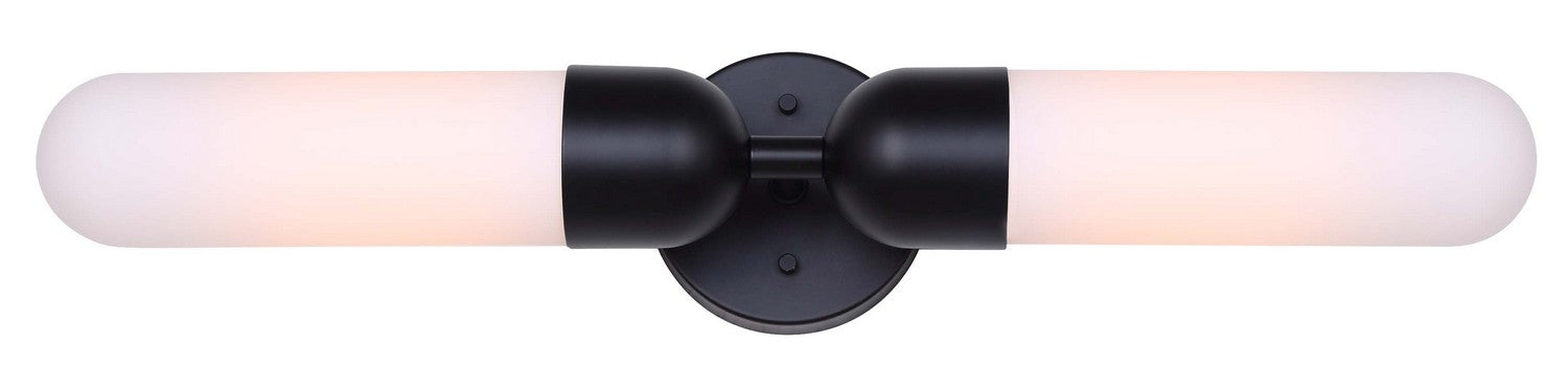 Canarm - IWF1126A02BK - Two Light Wall Sconce - Bevin - Matte Black