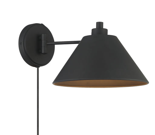 Meridian - M90086MBK - One Light Wall Sconce - Matte Black