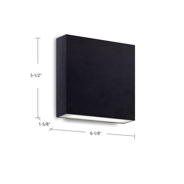 Kuzco Lighting - AT67006-BK - LED Wall Sconce - Mica - Black