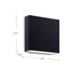 Kuzco Lighting - AT67006-BK - LED Wall Sconce - Mica - Black