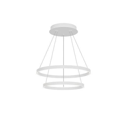 Cerchio LED Chandelier White